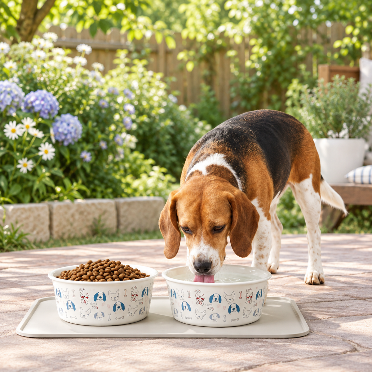 Kawaii Stainless Steel Pet Bowl