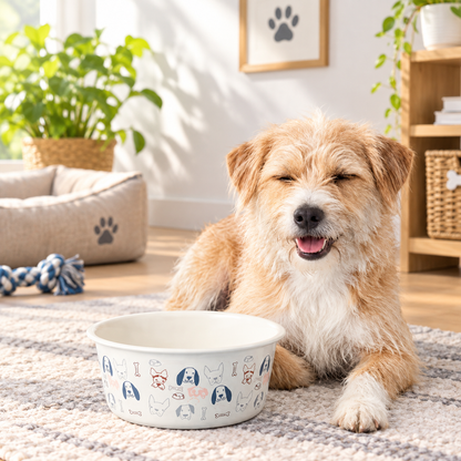 Kawaii Stainless Steel Pet Bowl