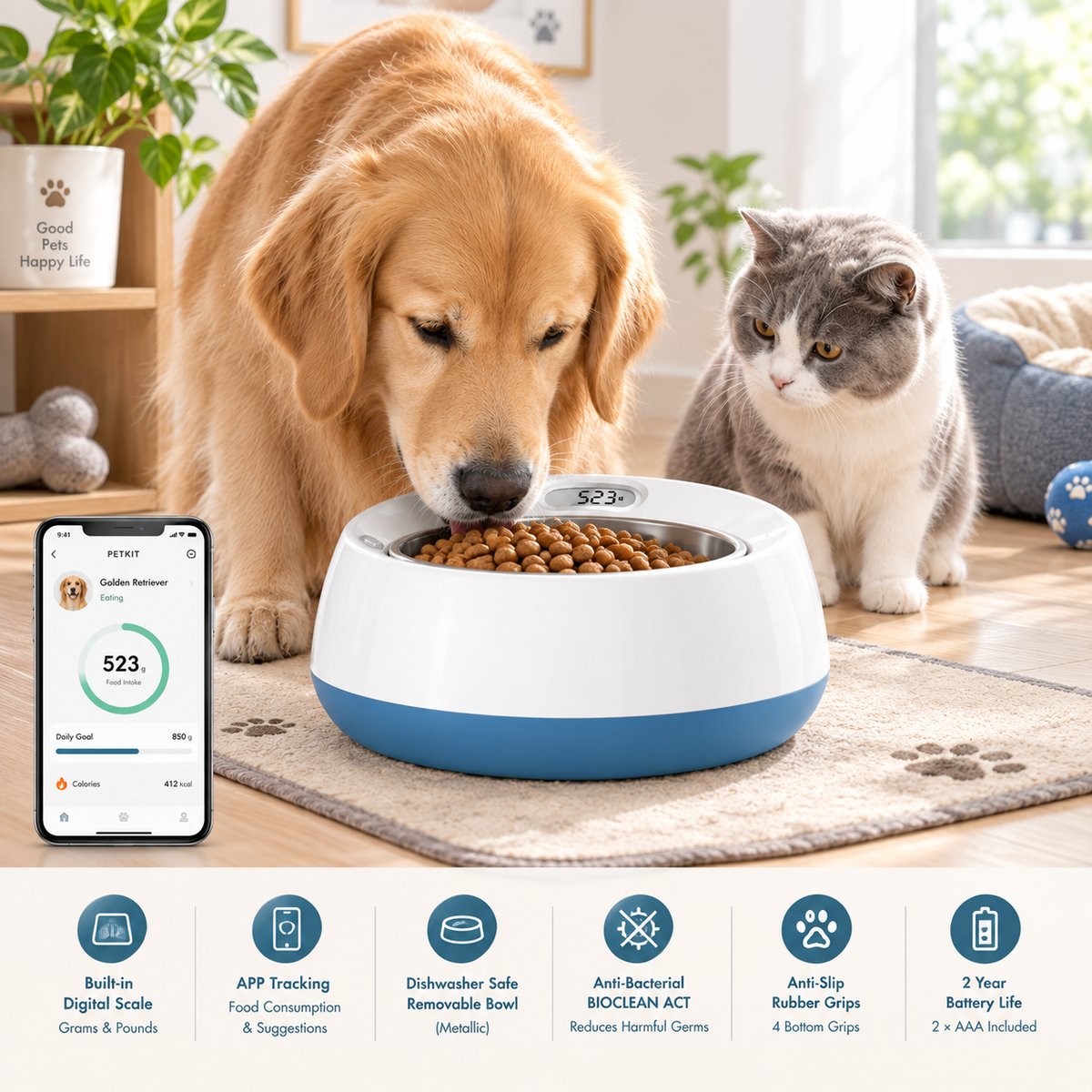 Smart Digital Pet Bowl