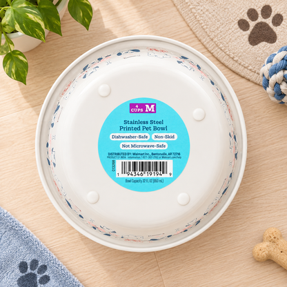 Kawaii Stainless Steel Pet Bowl