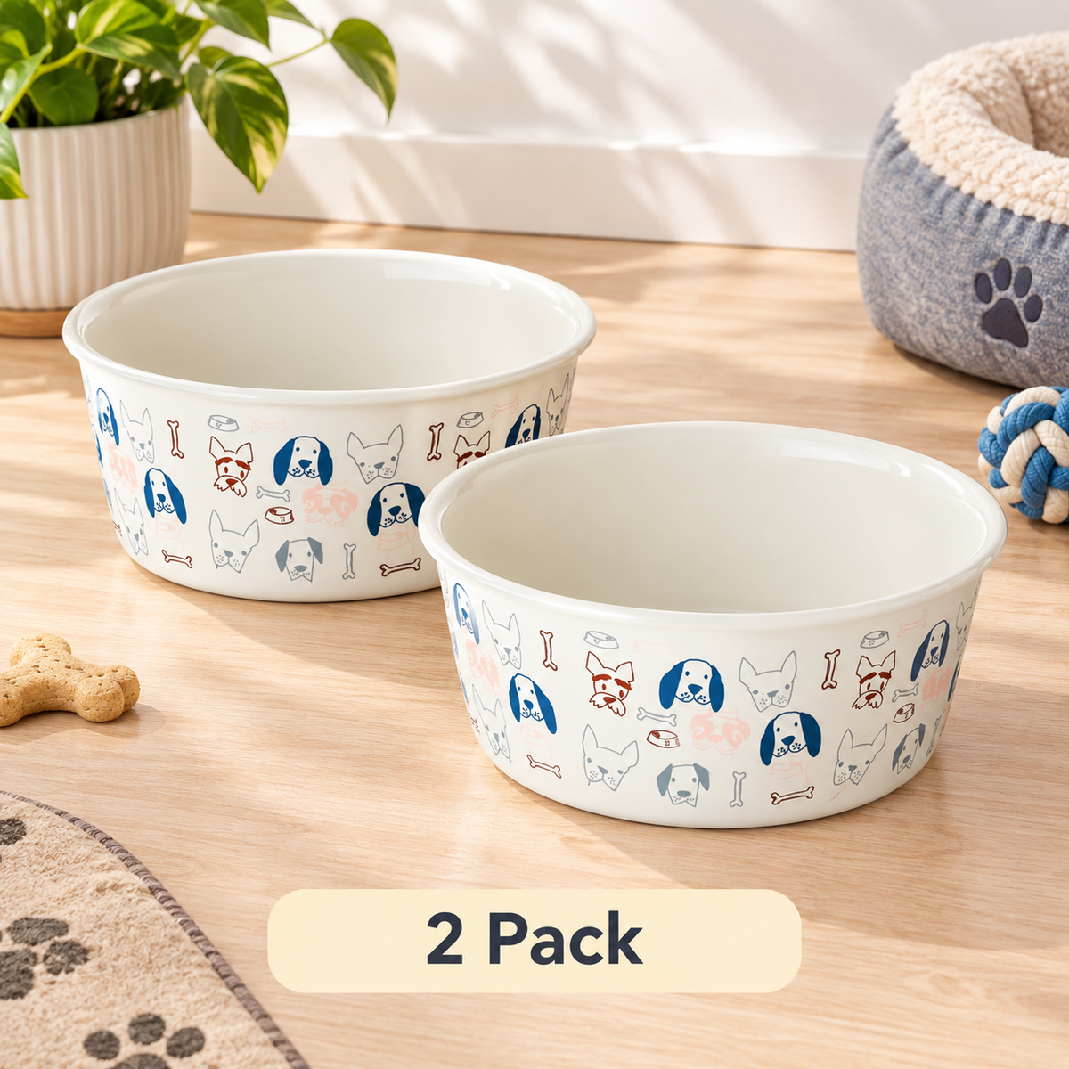 Kawaii Stainless Steel Pet Bowl